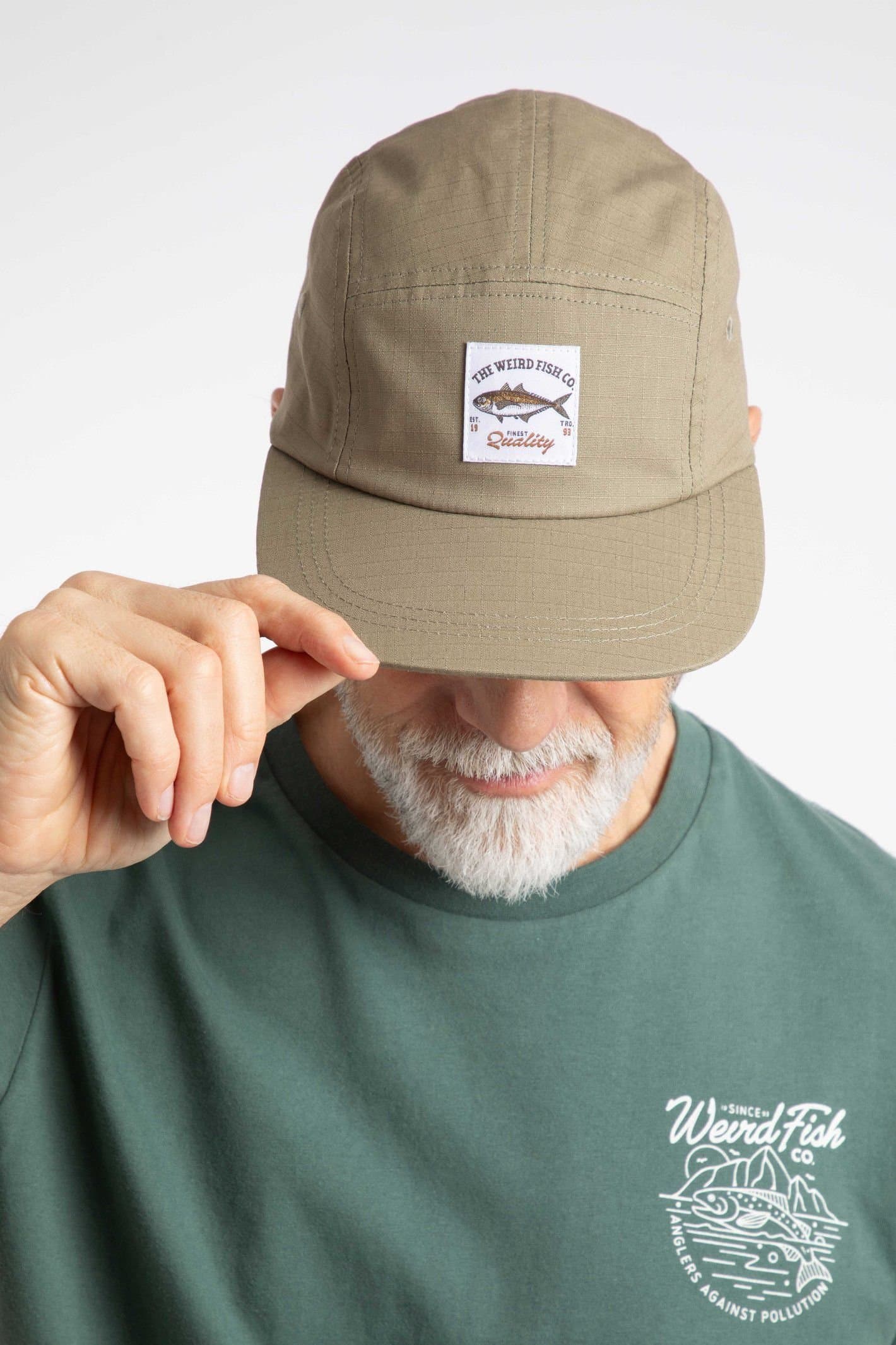 Weird Fish Weird Fish Khaki Twill Cap for Men