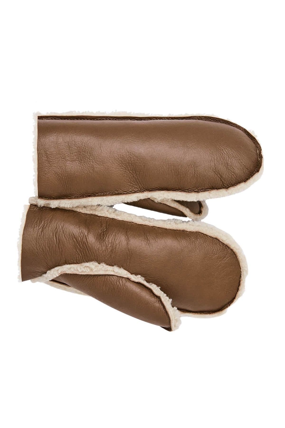 Celtic & Co Celtic & Co Women's Sheepskin Mitts in Brown