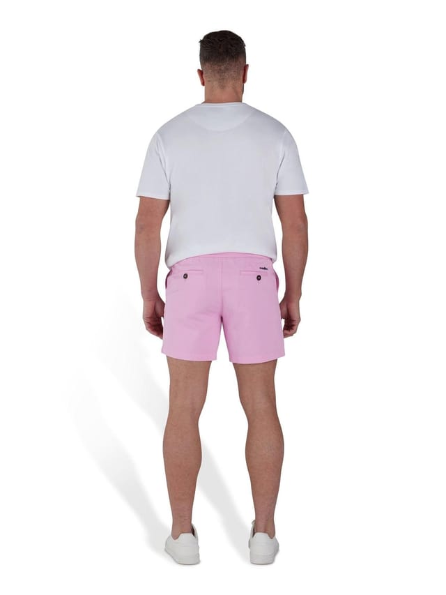 raging bull Raging Bull Men's Stretch Chino Short in Pink - 2