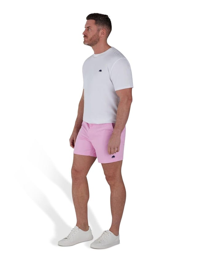 raging bull Raging Bull Men's Stretch Chino Short in Pink - 3