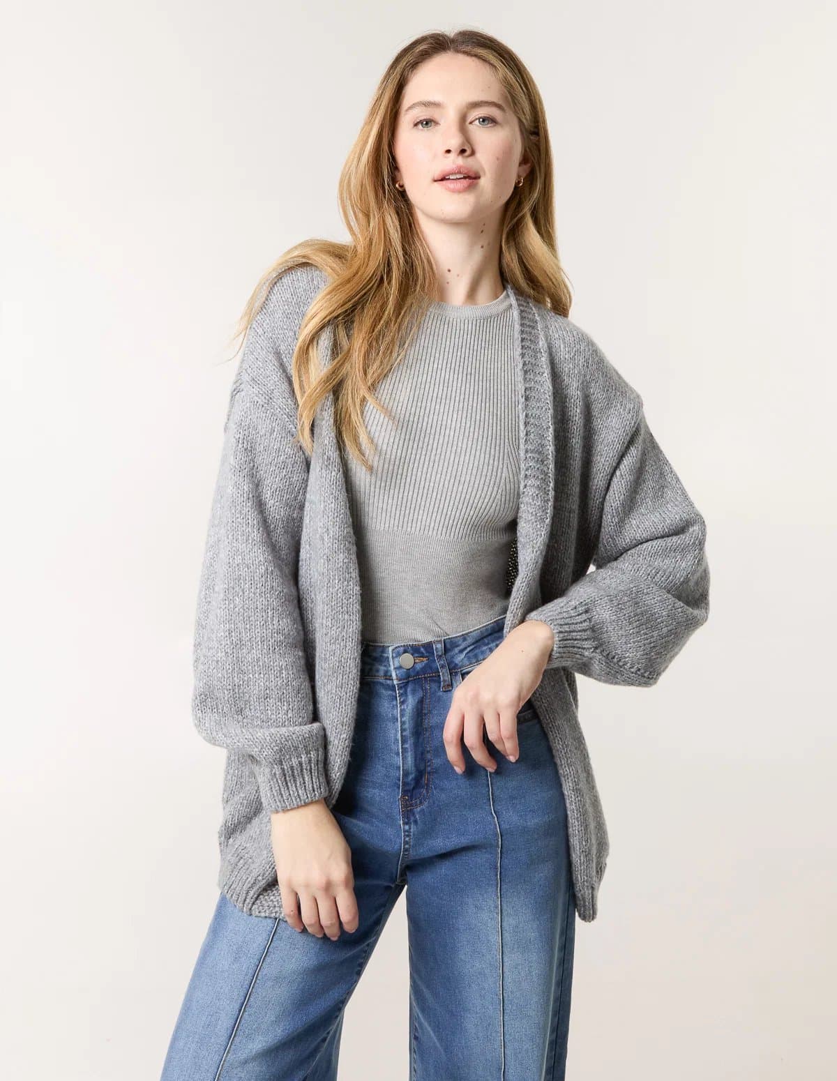 Blue Vanilla Knitted Cardigan