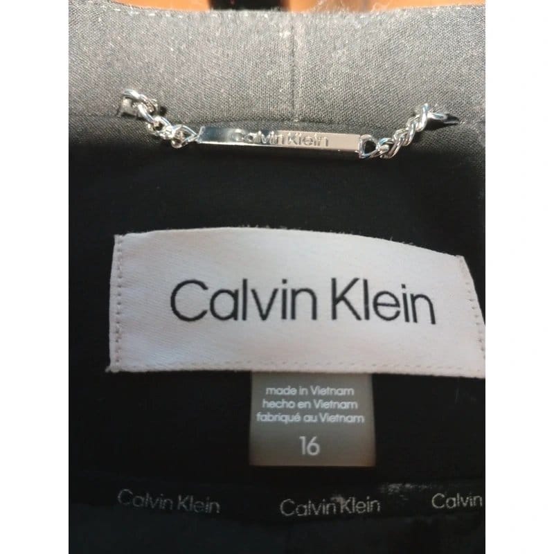 Calvin Klein Black Blazer for Women Size 16