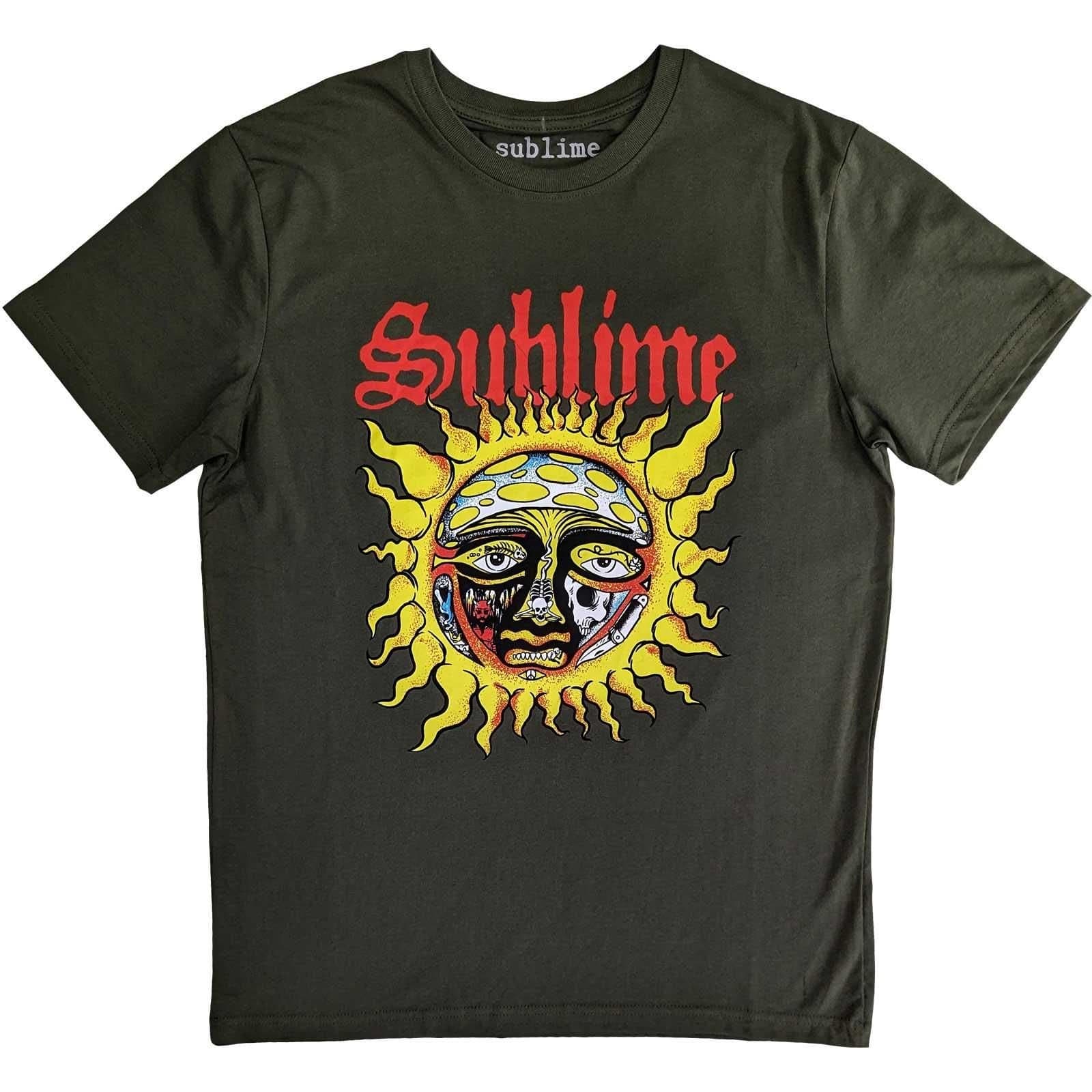 Sublime Sublime Men's Sun T-Shirt in Light Green