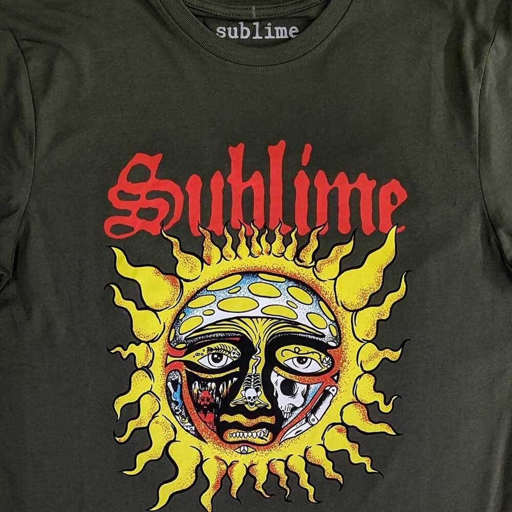 Sublime Sublime Men's Sun T-Shirt in Light Green - 3