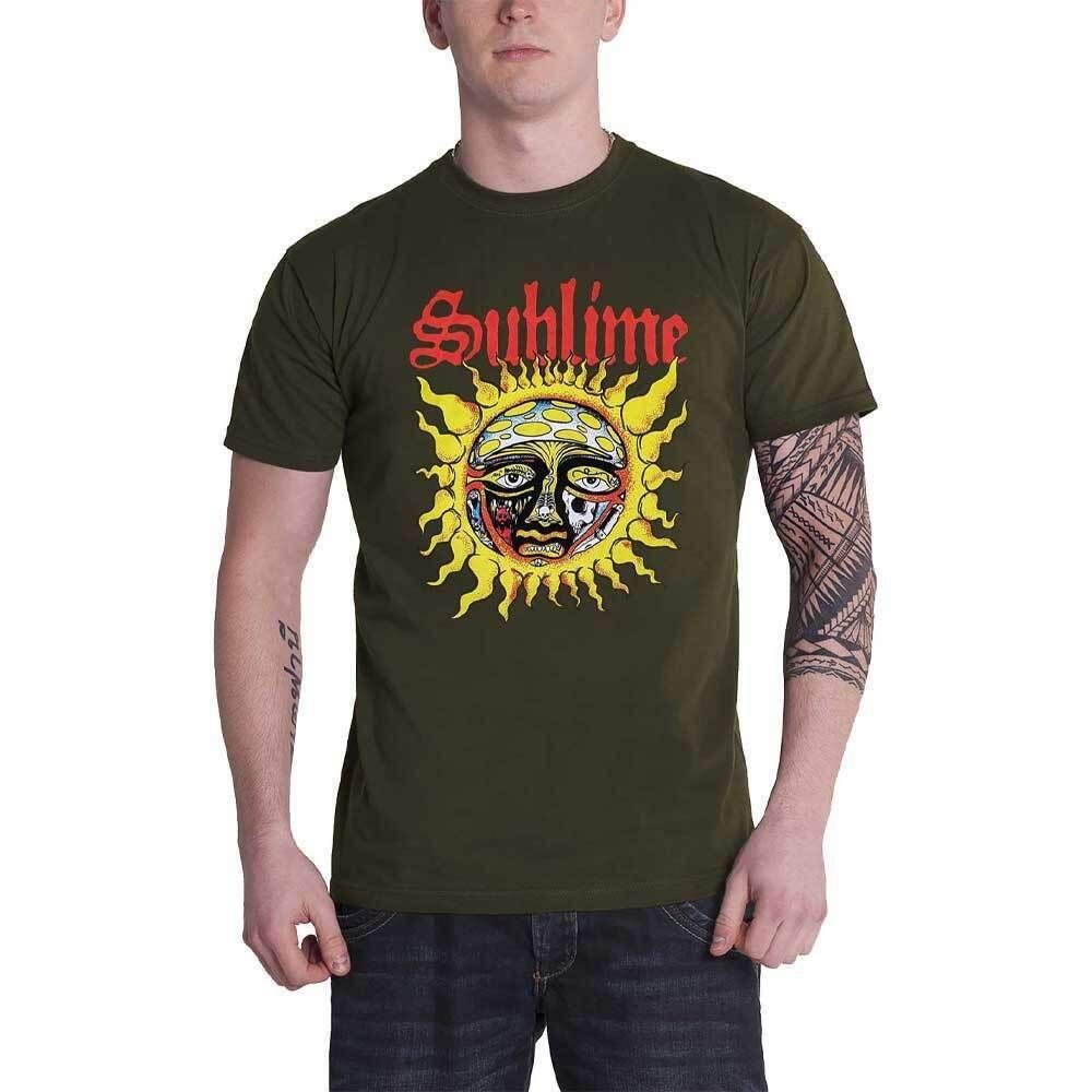 Sublime Sublime Men's Sun T-Shirt in Light Green - 4