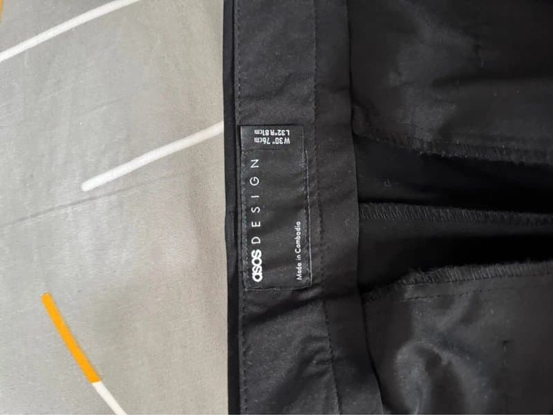 ASOS Design Black trousers