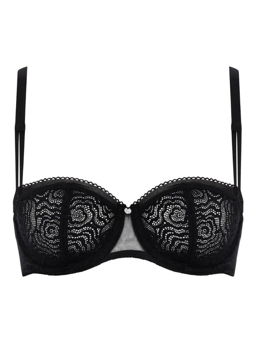 Chantelle Chantelle Women's C Jolie Half Cup Bra in Black - 4