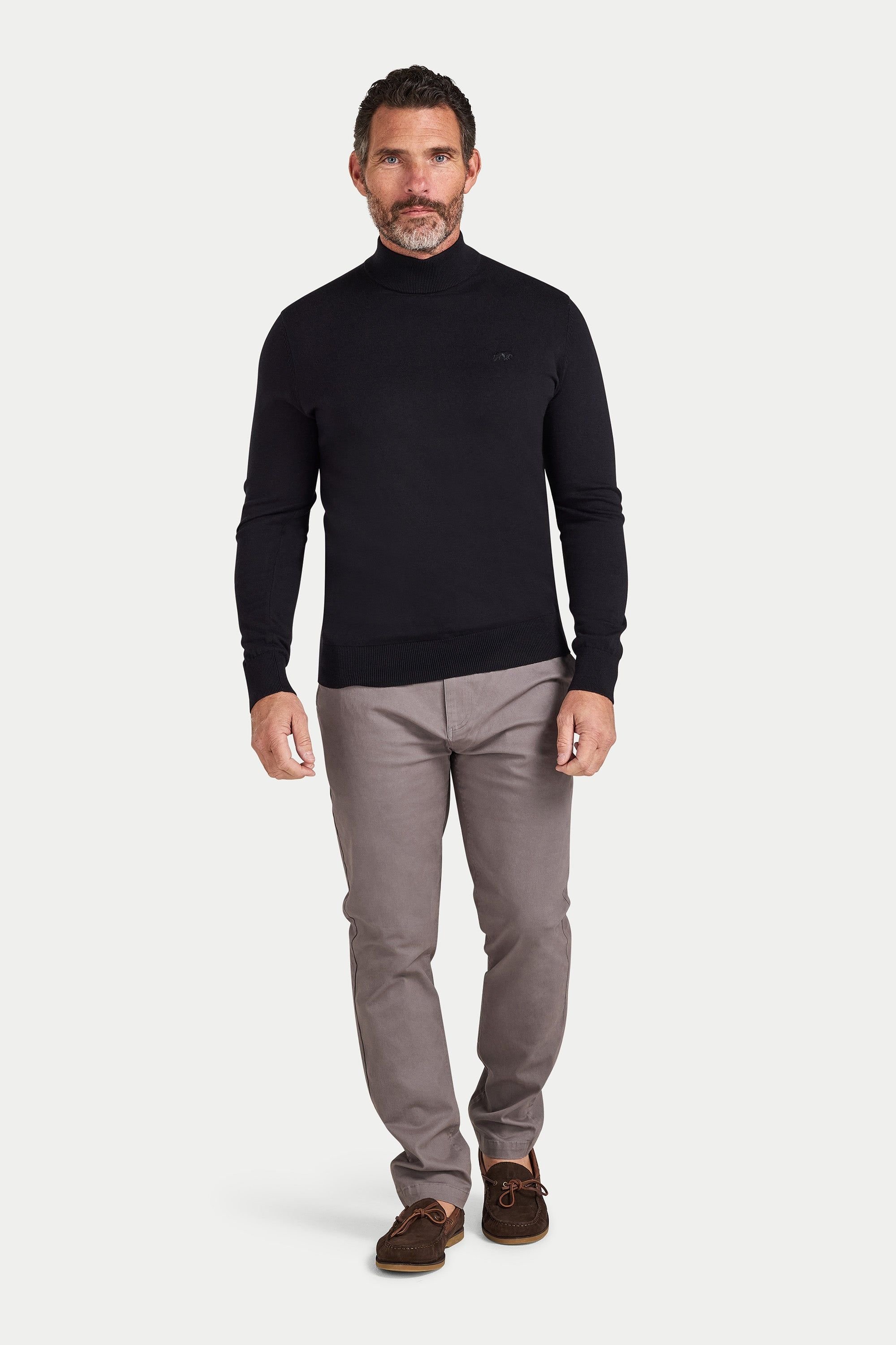 raging bull Raging Bull Men's Classic Chino Trouser in Grey - 3