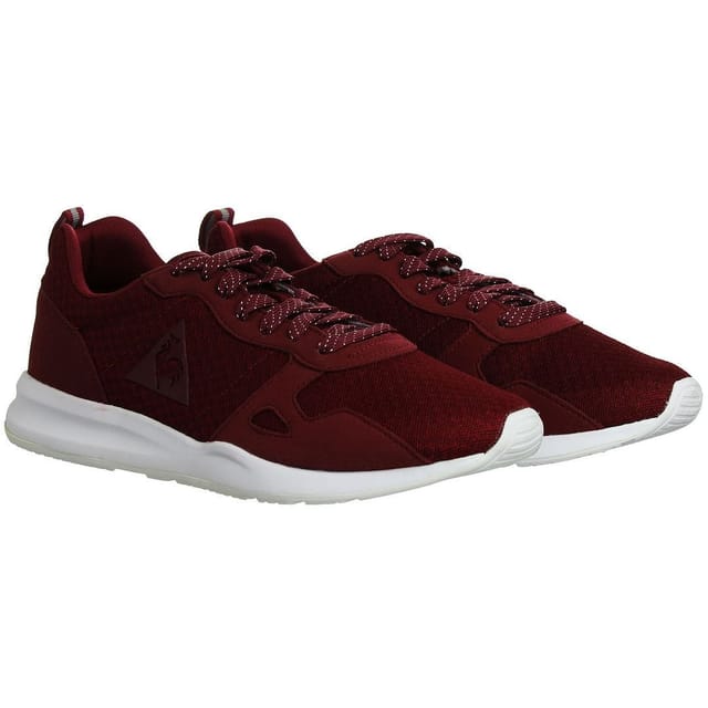 Le Coq Sportif Le Coq Sportif Men's R600 Lace-Up Red Synthetic Trainers - 2