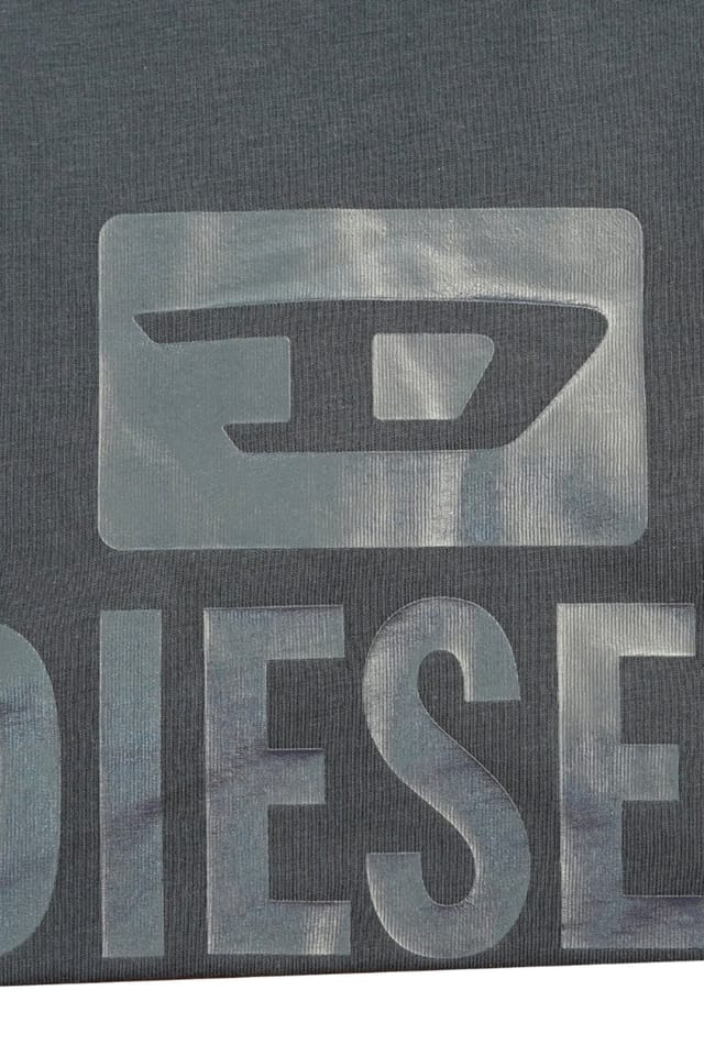 Diesel Diesel Men's Short Sleeve Crew T-shirt in Dark Blue - 3