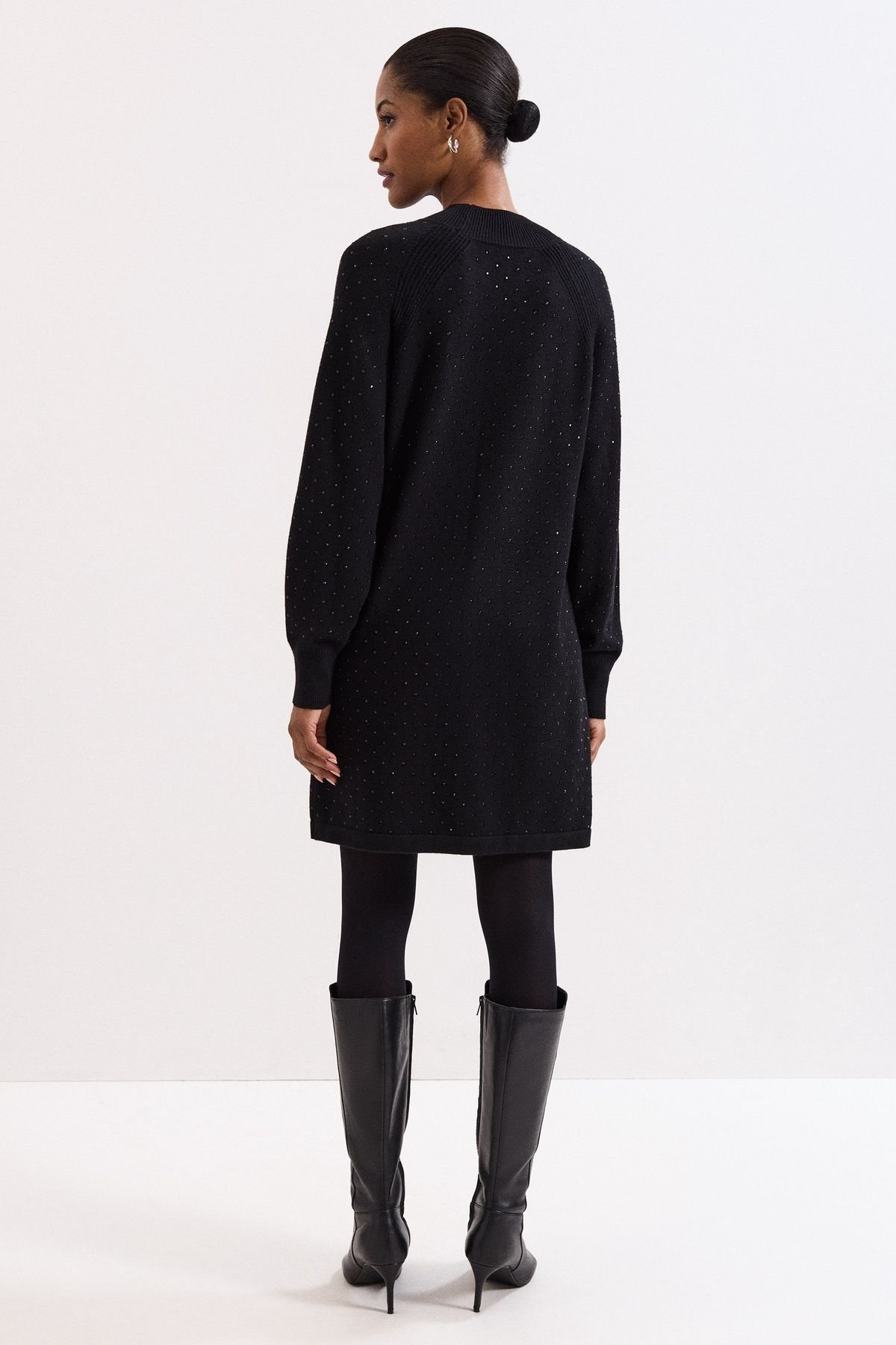 Phase Eight Phase Eight Women's Tala Hot Fix Dress in Black - 4