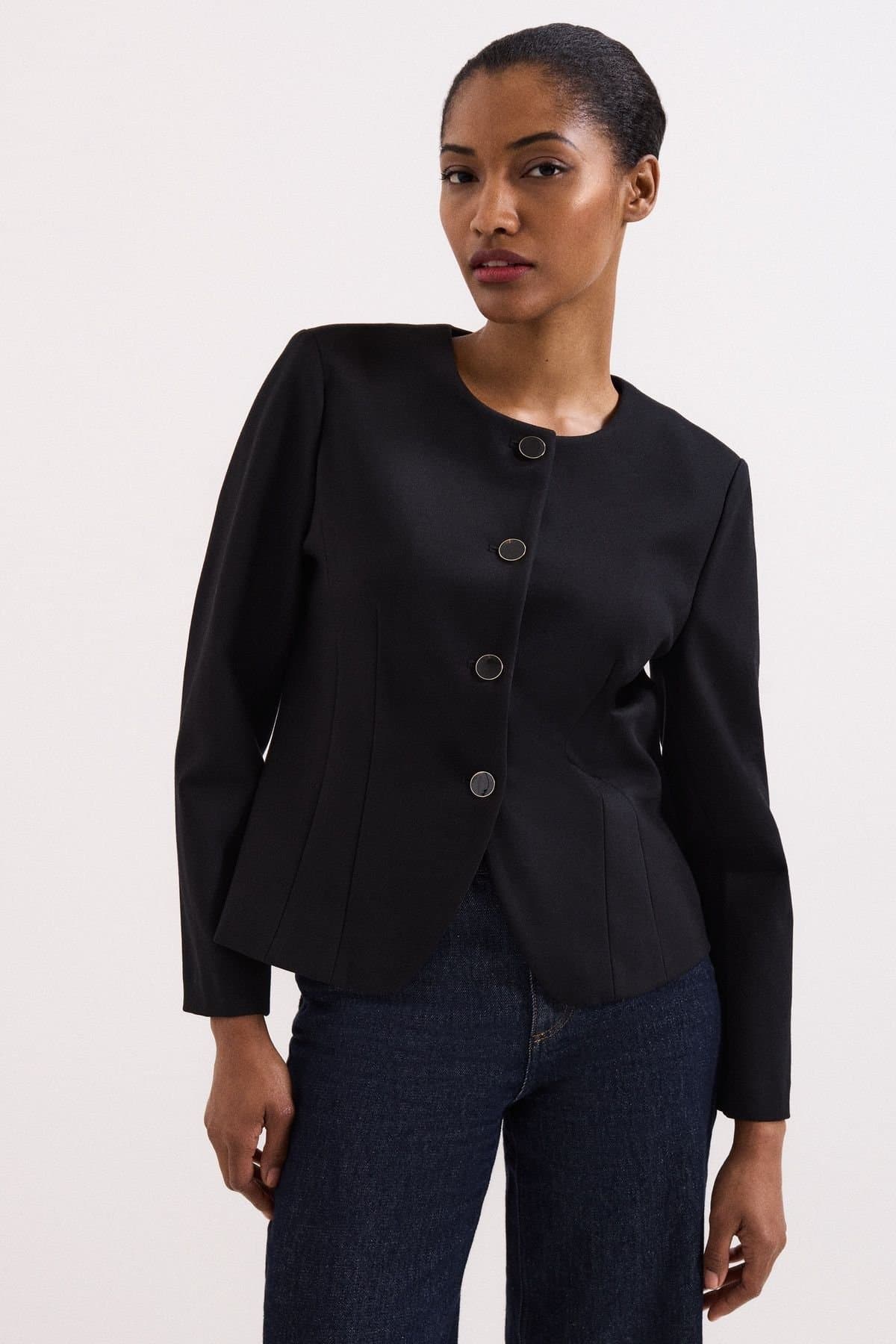 Phase Eight Phase Eight Women's Danni Ponte Jacket in Black