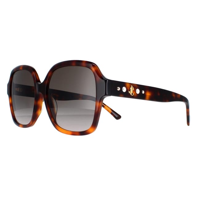Jimmy Choo Jimmy Choo Women's Square Dark Havana Brown Gradient Rella/G/S - 2