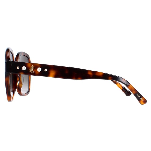 Jimmy Choo Jimmy Choo Women's Square Dark Havana Brown Gradient Rella/G/S - 3