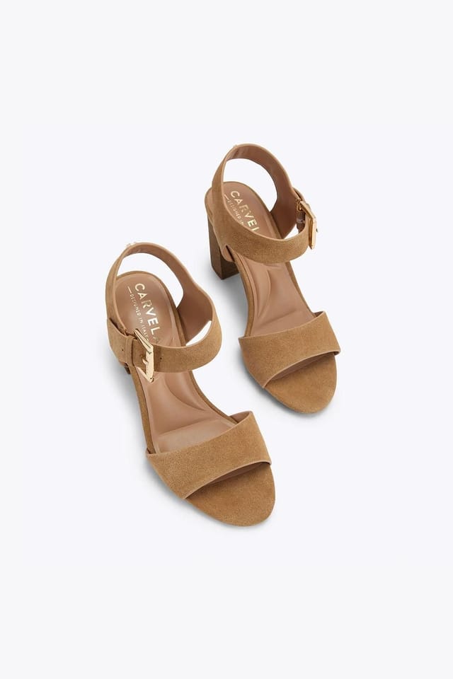 Carvela Carvela Women's 'Sadie 2' Fabric Heels in Taupe - 2