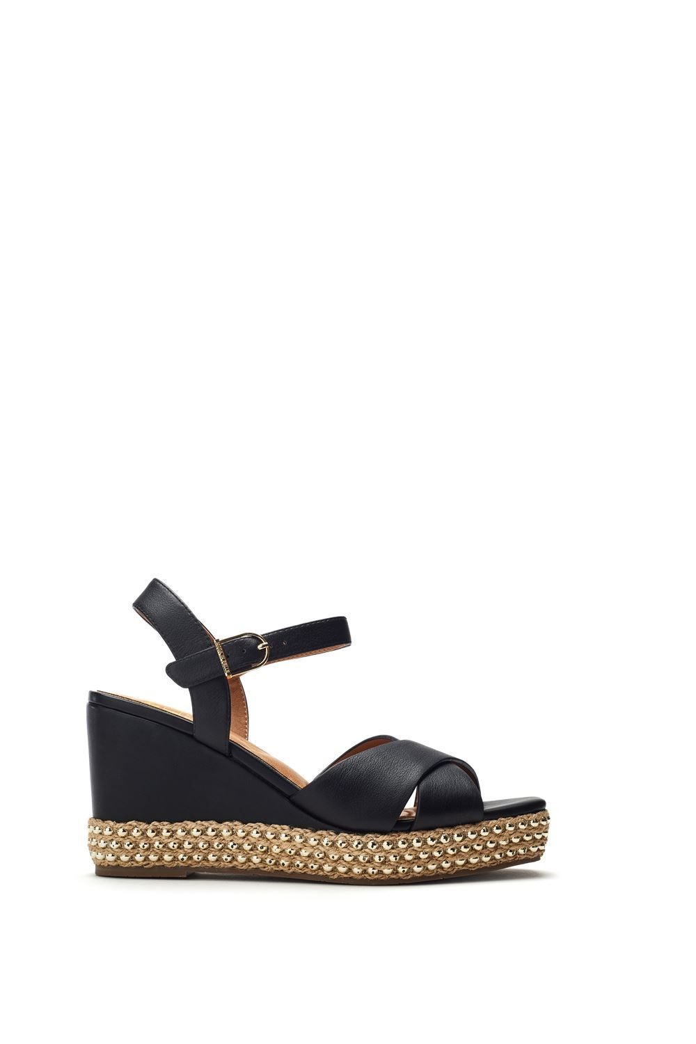 Moda In Pelle Moda In Pelle Women's 'Janeen' Leather Wedges in Black - 3