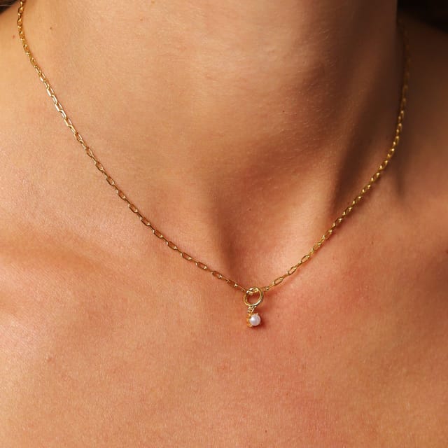 Gold Trip Gold Trip Women's June Birthstone Necklace in Gold - 2