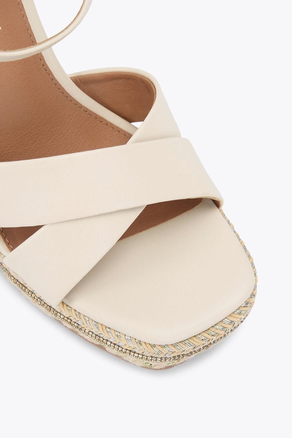 Carvela Carvela Women's 'Fascino Wedge' Heels in Cream - 4