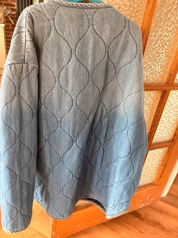 ASOS ASOS quilted denim jacket size L - 1