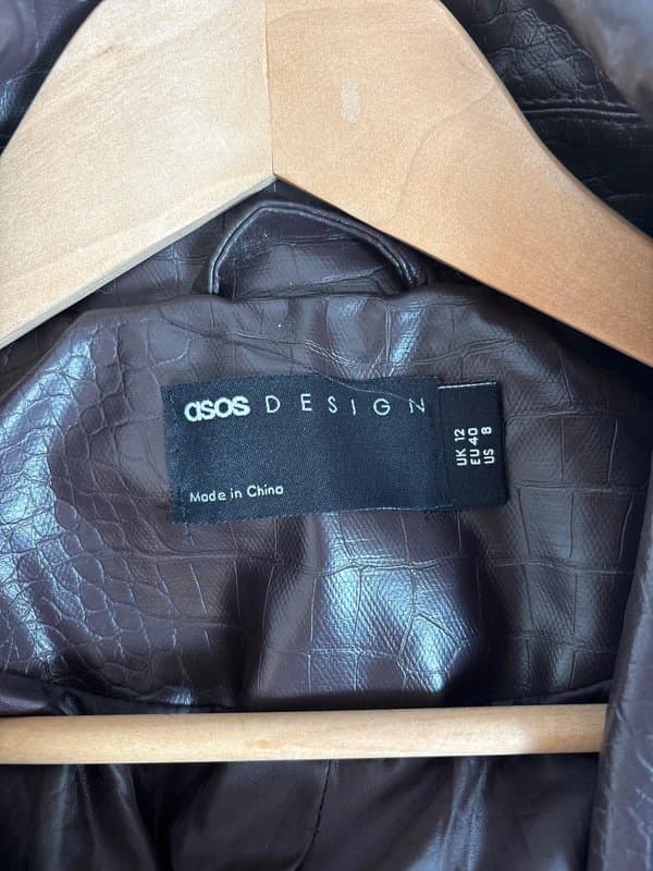 ASOS Design Faux Leather Jacket