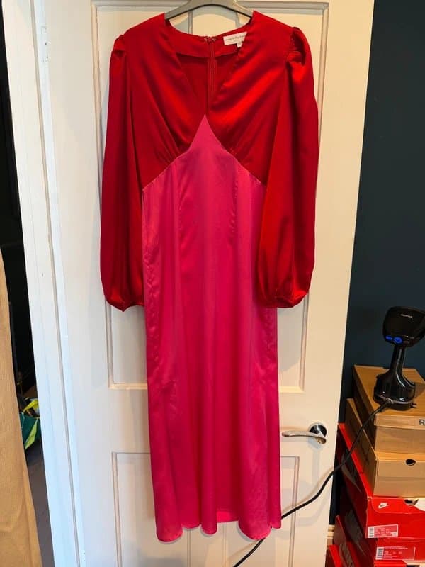 Never Fully Dressed Never fully dressed pink and red dress