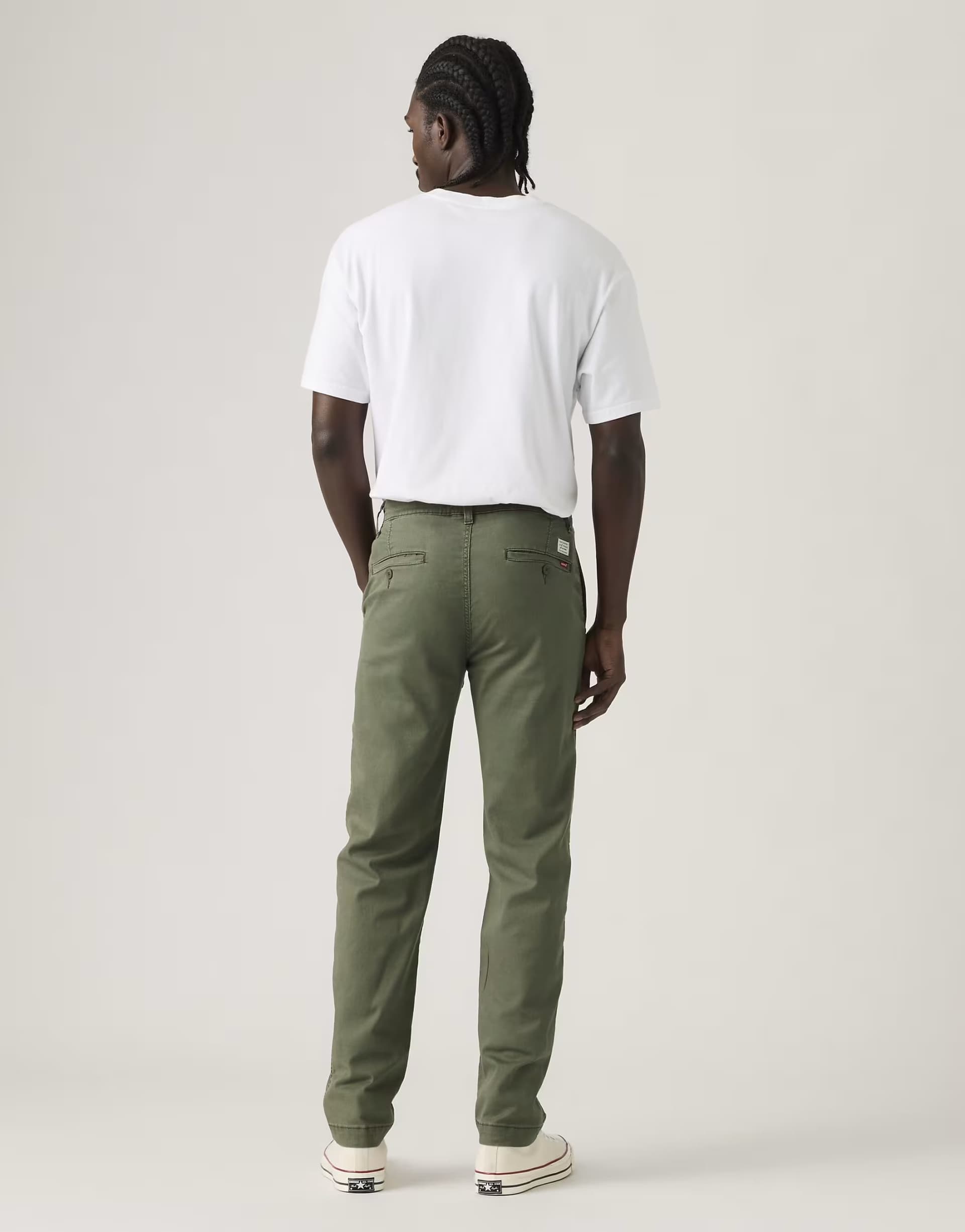 ASOS Levi's Xx chino standard taper cotton linen pants in grey