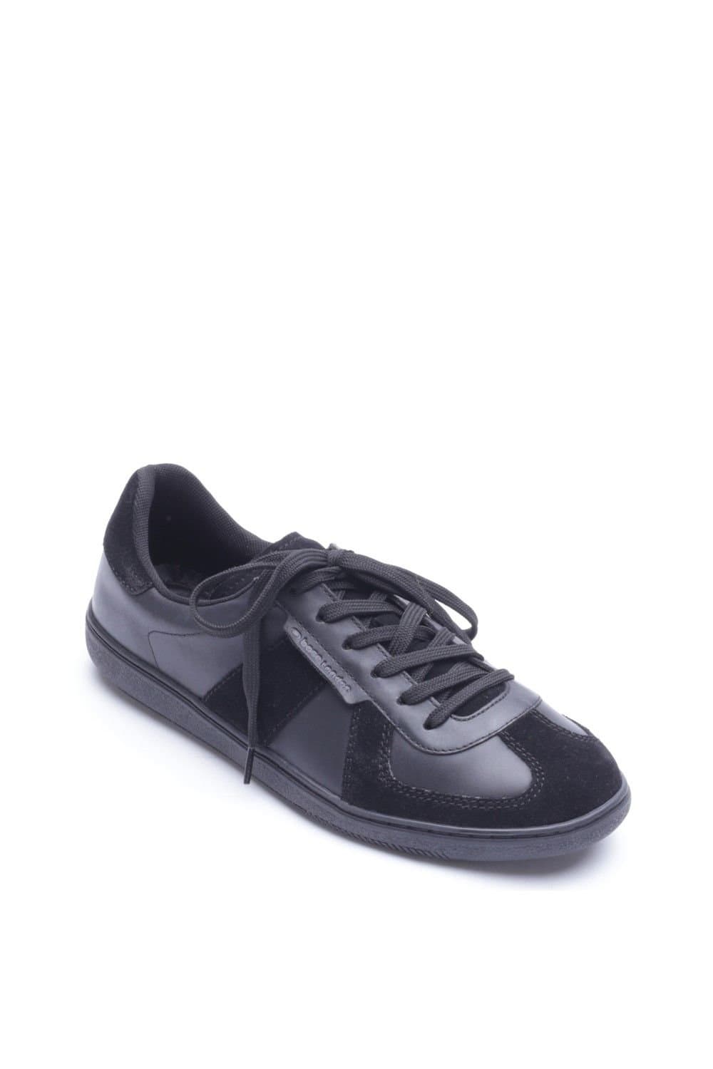 Base London Base London Men's Tommo Lace Up Trainer in Black