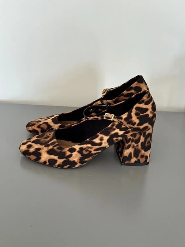 ASOS ASOS Leopard Print Block Heels Size 7