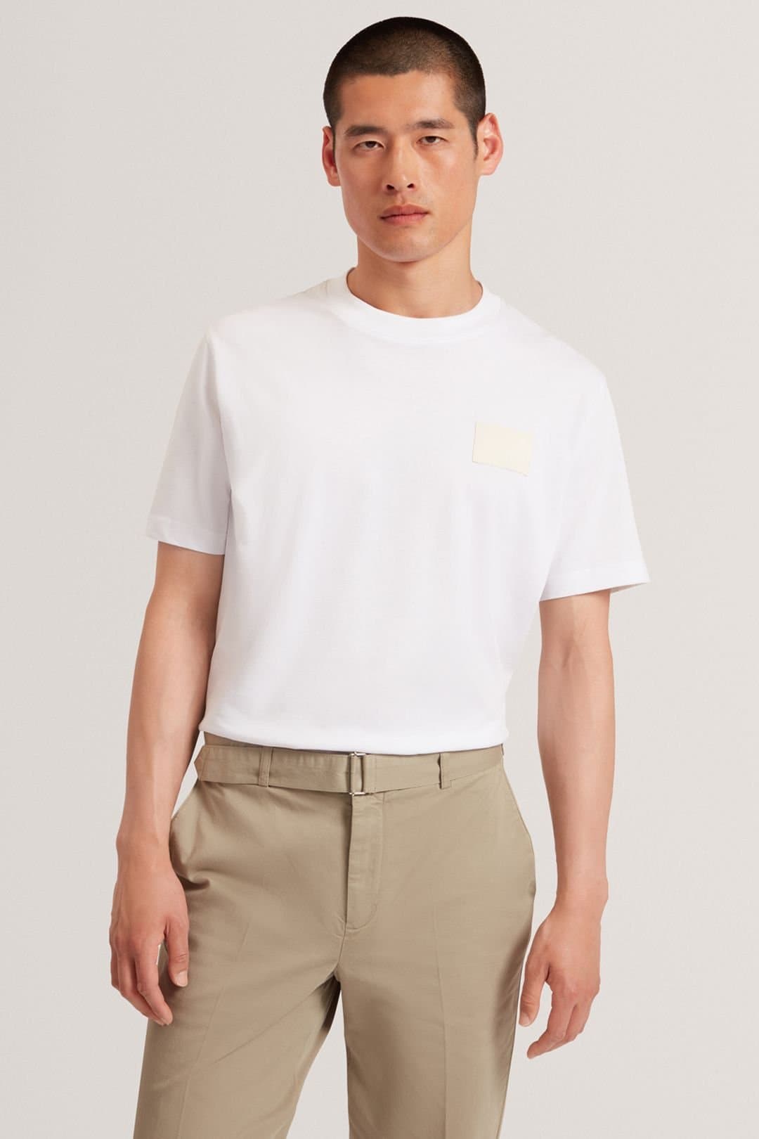 Ted Baker Ted Baker Men's White Heavy Weight T-Shirt
