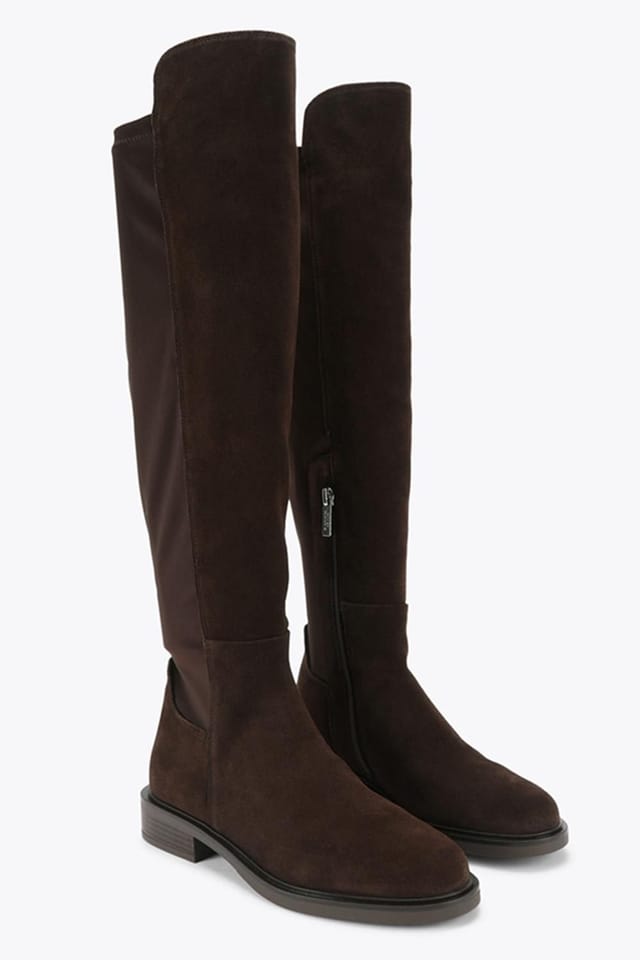 Steve Madden STEVE MADDEN Women's 'Resonate Dark Brown' Suede Boots in Dark Brown - 2