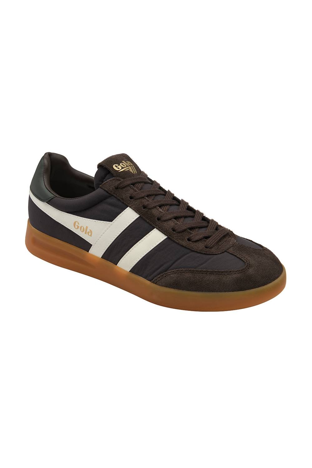 Gola Classics Gola Classics Men's 'Cyclone Nylon' Lace-Up Trainers in Brown - 3