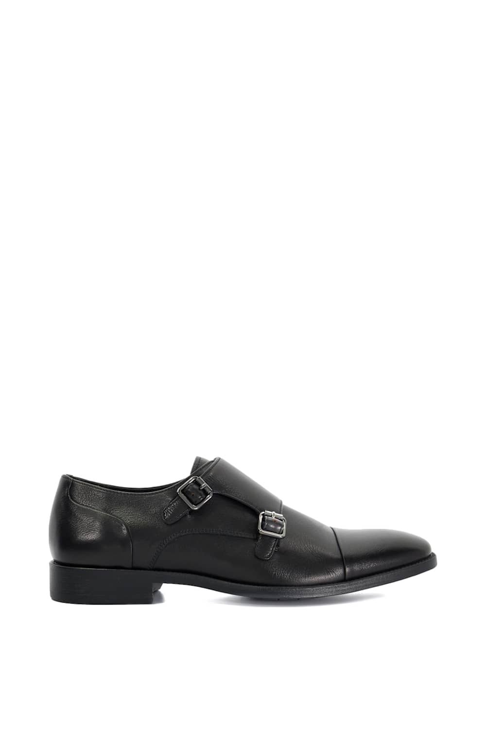 Dune London Dune London Men's Wide Fit 'Satchin' Leather Derbies in Black - 3