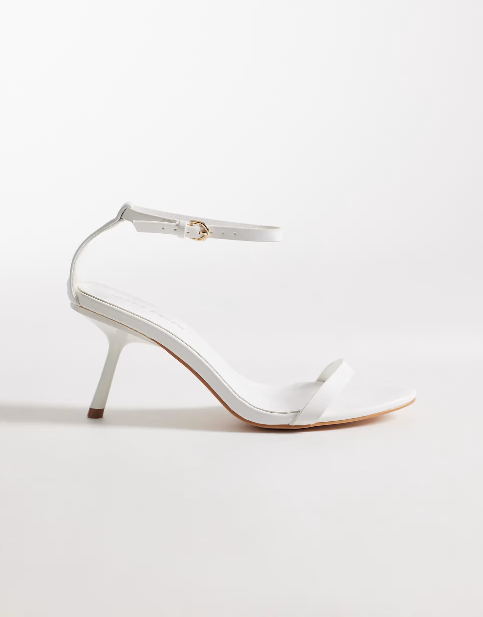 ASOS Public Desire heeled sandals in white