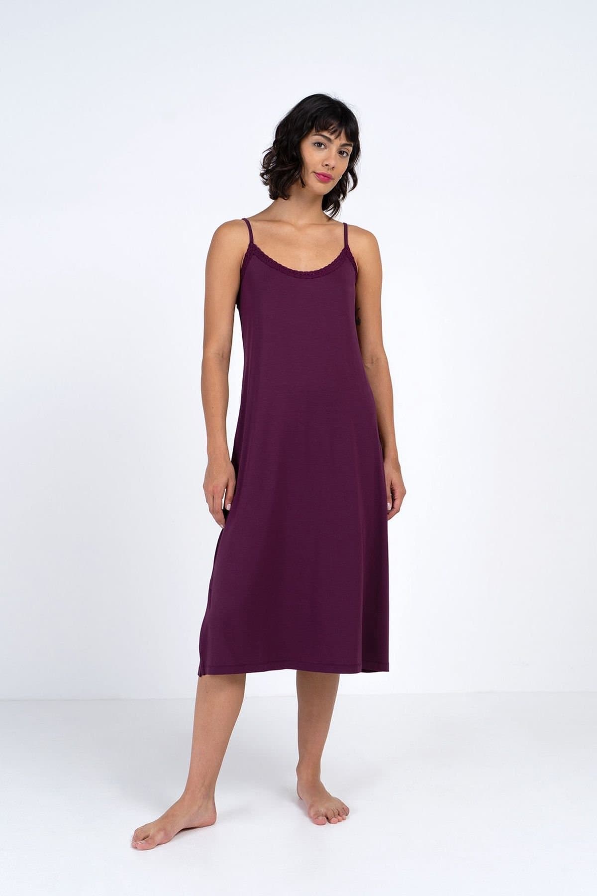 Kettlewell Kettlewell Women's Luna Nightie in Aubergine