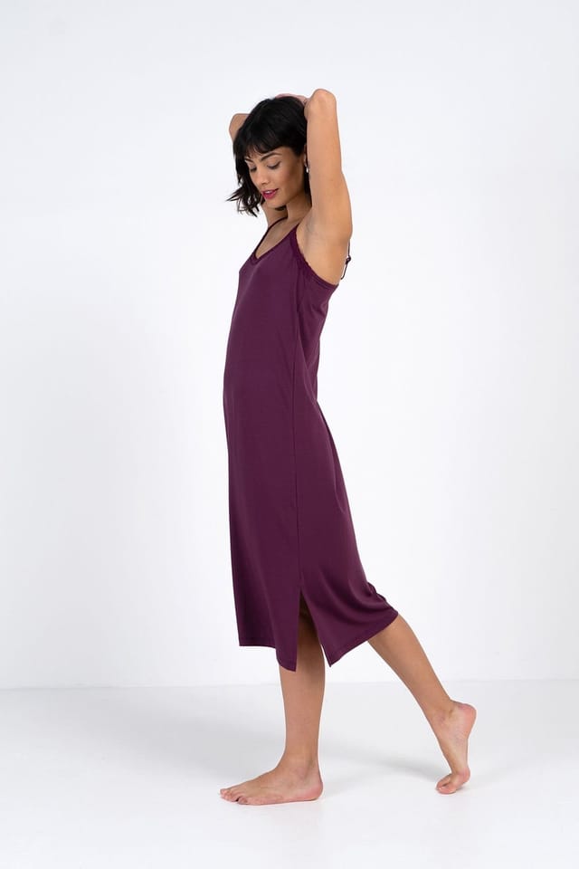 Kettlewell Kettlewell Women's Luna Nightie in Aubergine - 3