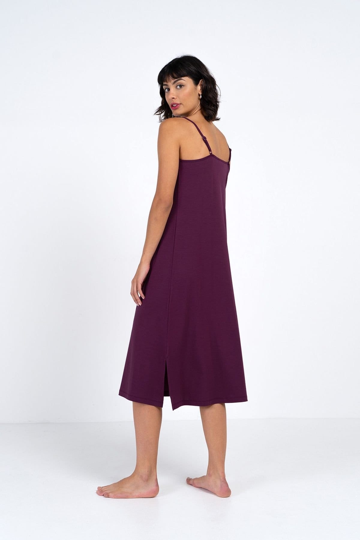 Kettlewell Kettlewell Women's Luna Nightie in Aubergine - 4
