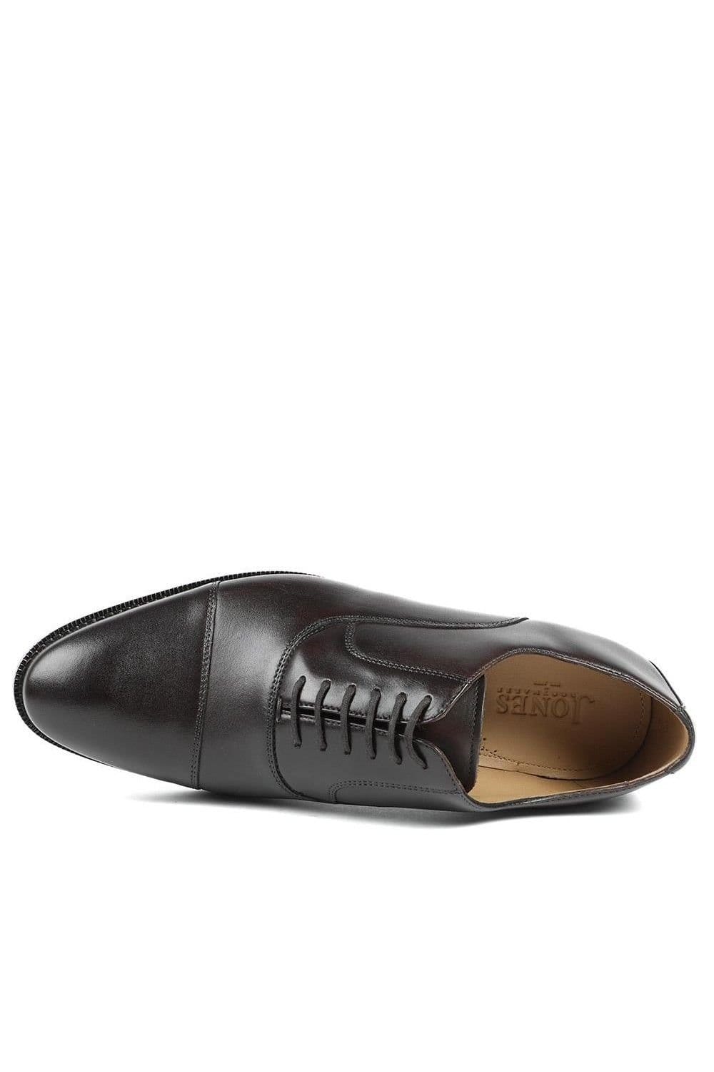 Jones Bootmaker Jones Bootmaker Men's Matthew Wide Fit Oxford Shoes in Dark Brown - 4