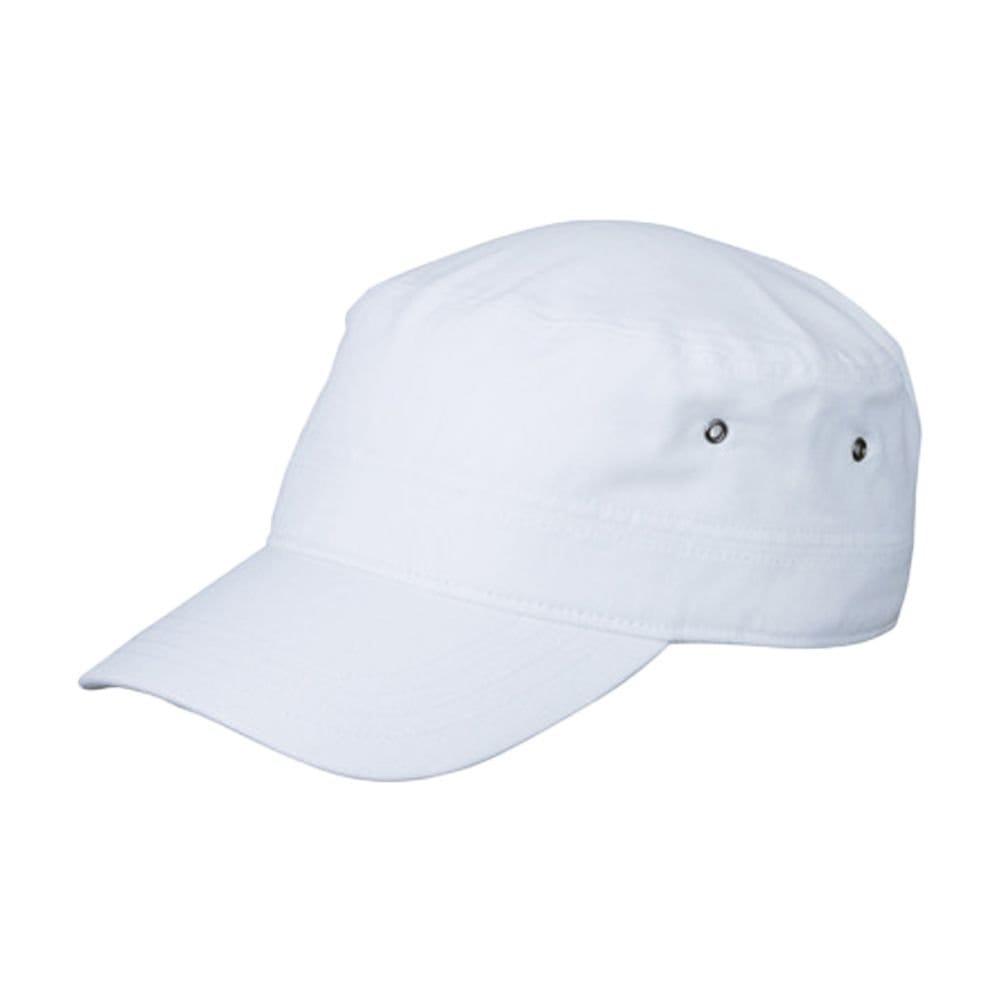 Myrtle Beach Myrtle Beach Men's Cotton Canvas Army Cap in White - 1
