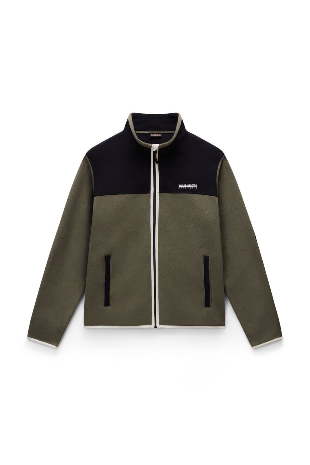 Napapijri Napapijri Men's T-Dergana Fz Fleece Tea Leaf in Khaki