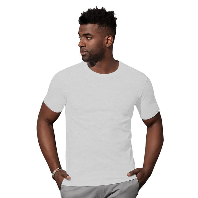 Stedman Stars Stedman Stars Men's Morgan Crew Neck Tee in Grey - 2