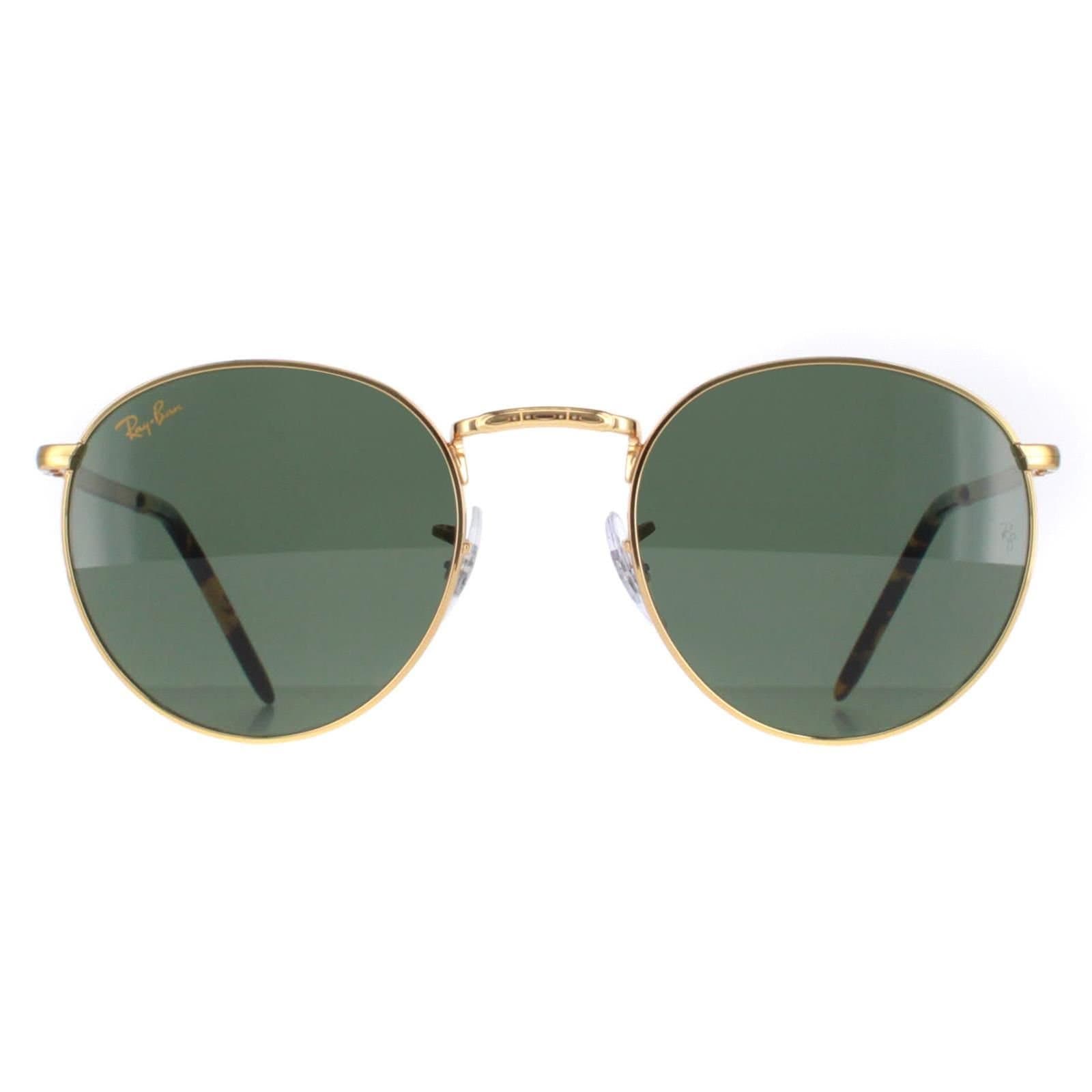 Ray-Ban Ray-Ban Men's Round Gold Green RB3637 New Round