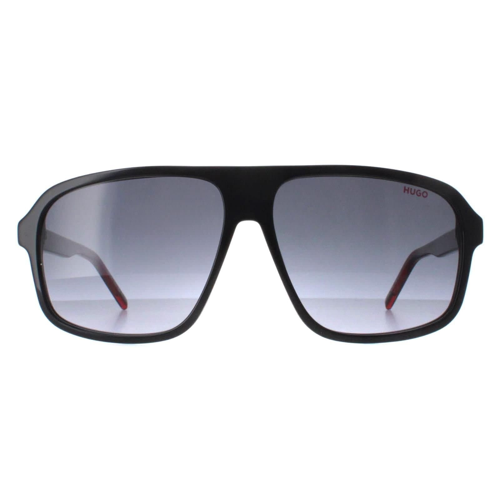 HUGO HUGO Men's Aviator Black Dark Grey HG 1195/S