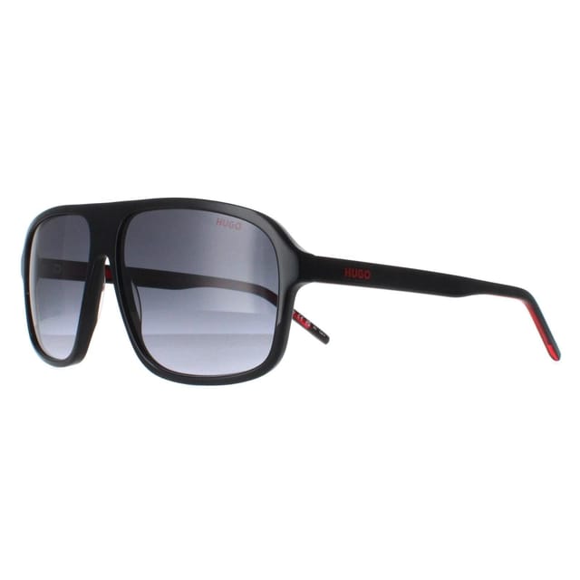 HUGO HUGO Men's Aviator Black Dark Grey HG 1195/S - 2