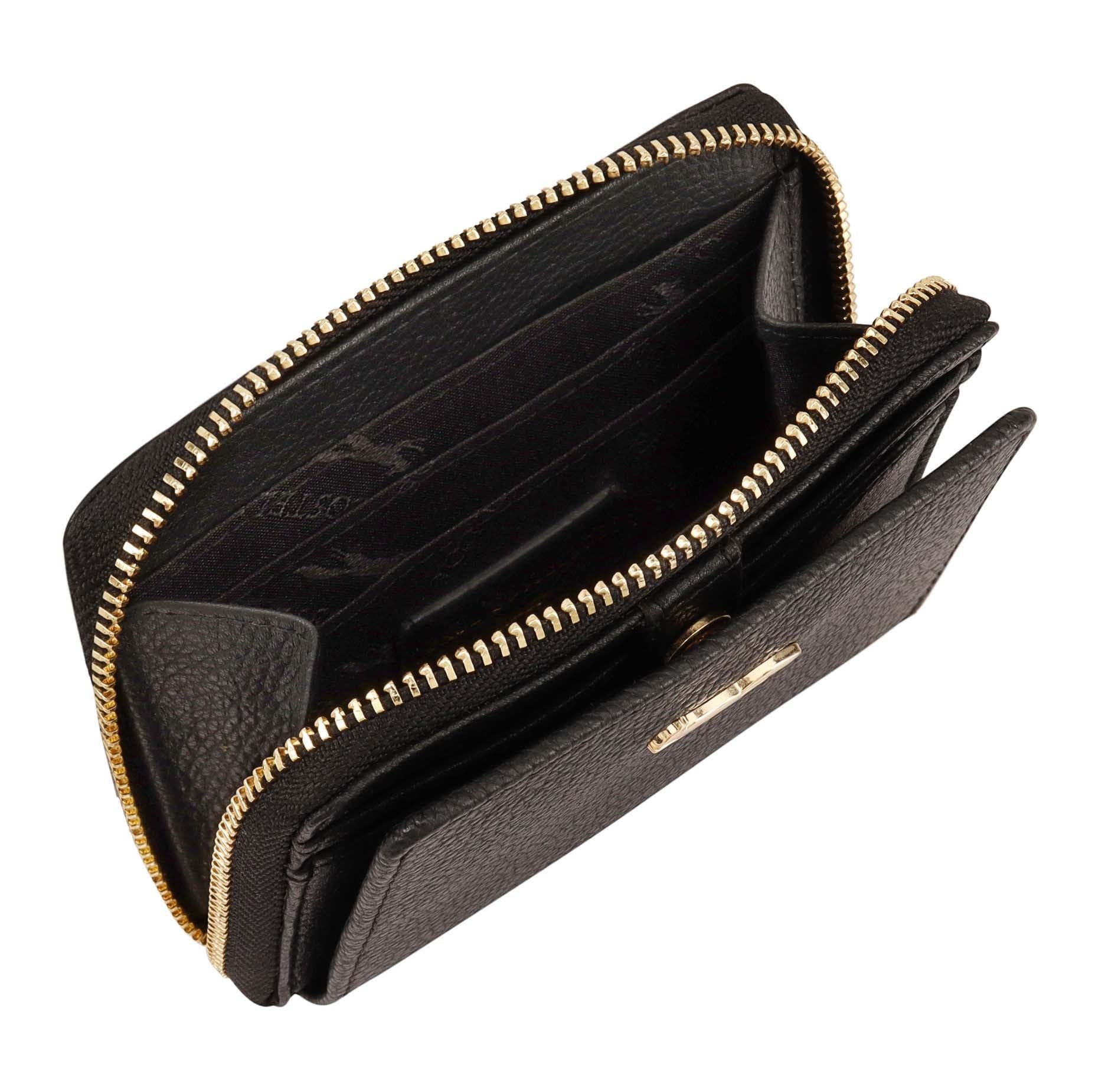 Paul Costelloe Paul Costelloe Women's Kalina Leather Purse in Black - 4