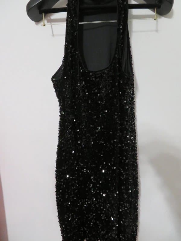 New Look Black sequined dress