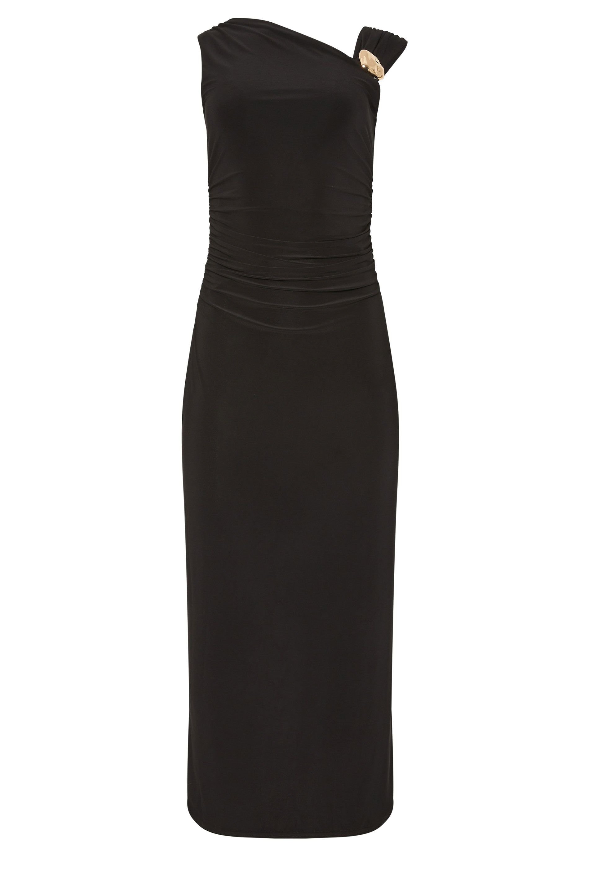 Star By Julien Macdonald Star by Julien Macdonald Women's Asymmetric Shoulder Dress in Black - 2