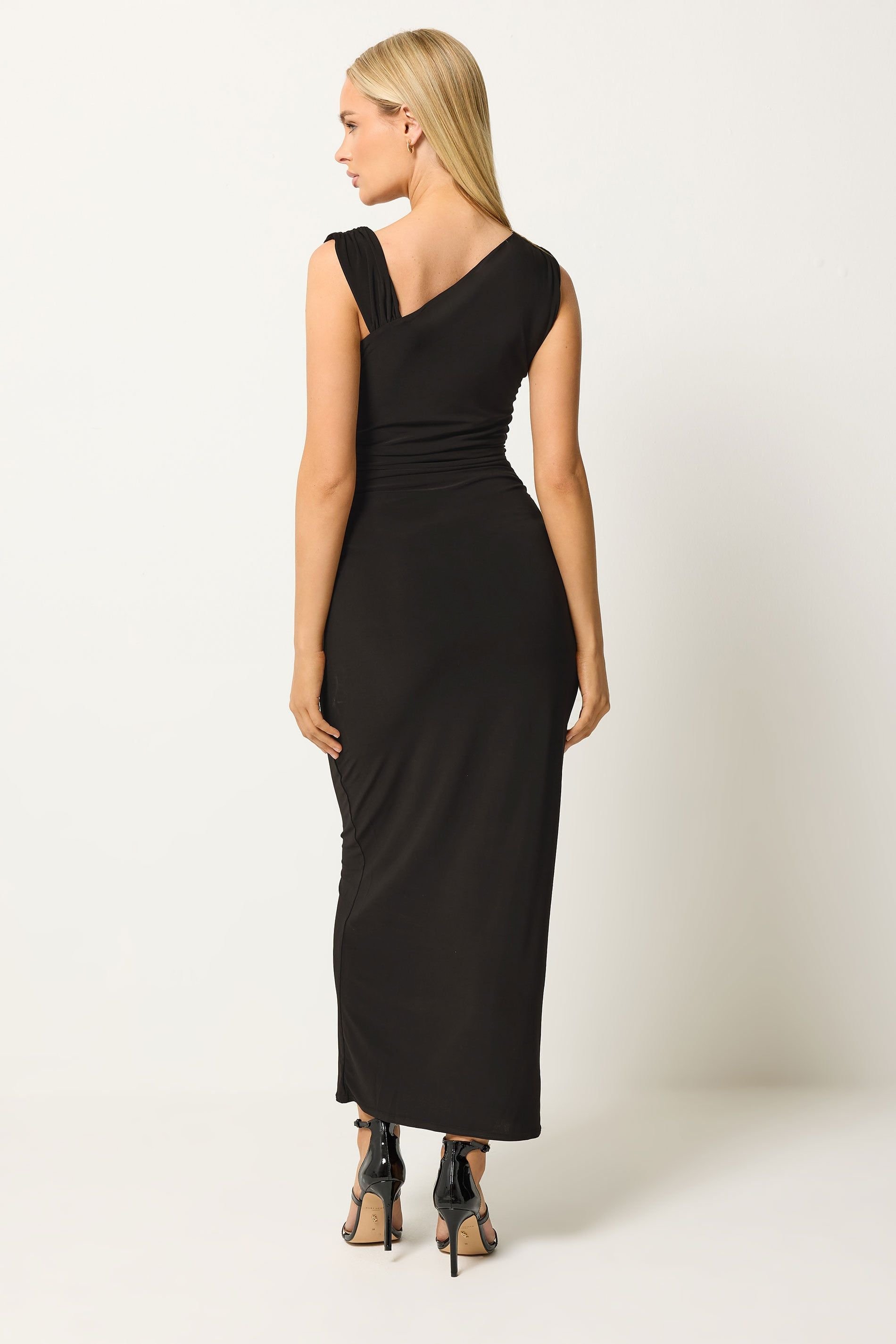 Star By Julien Macdonald Star by Julien Macdonald Women's Asymmetric Shoulder Dress in Black - 3