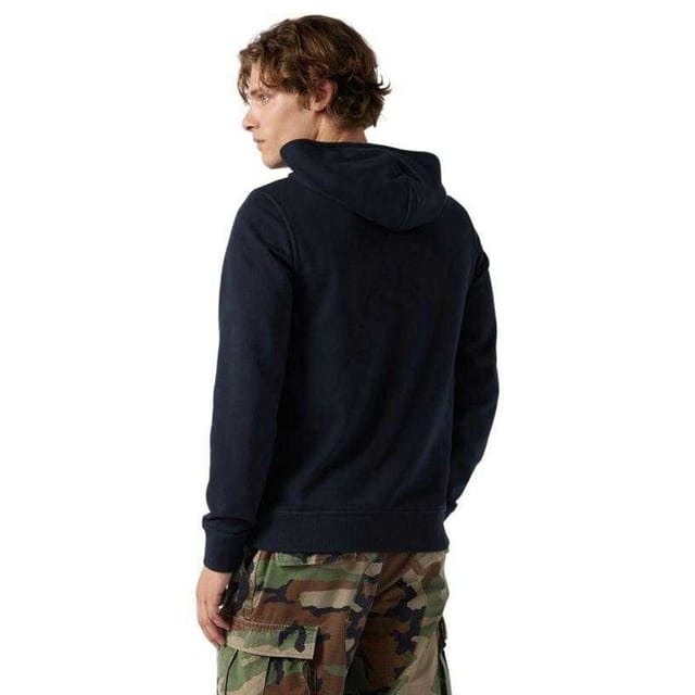 Champion Champion Men's Chest Logo Embroidered Hoodie in Navy - 2