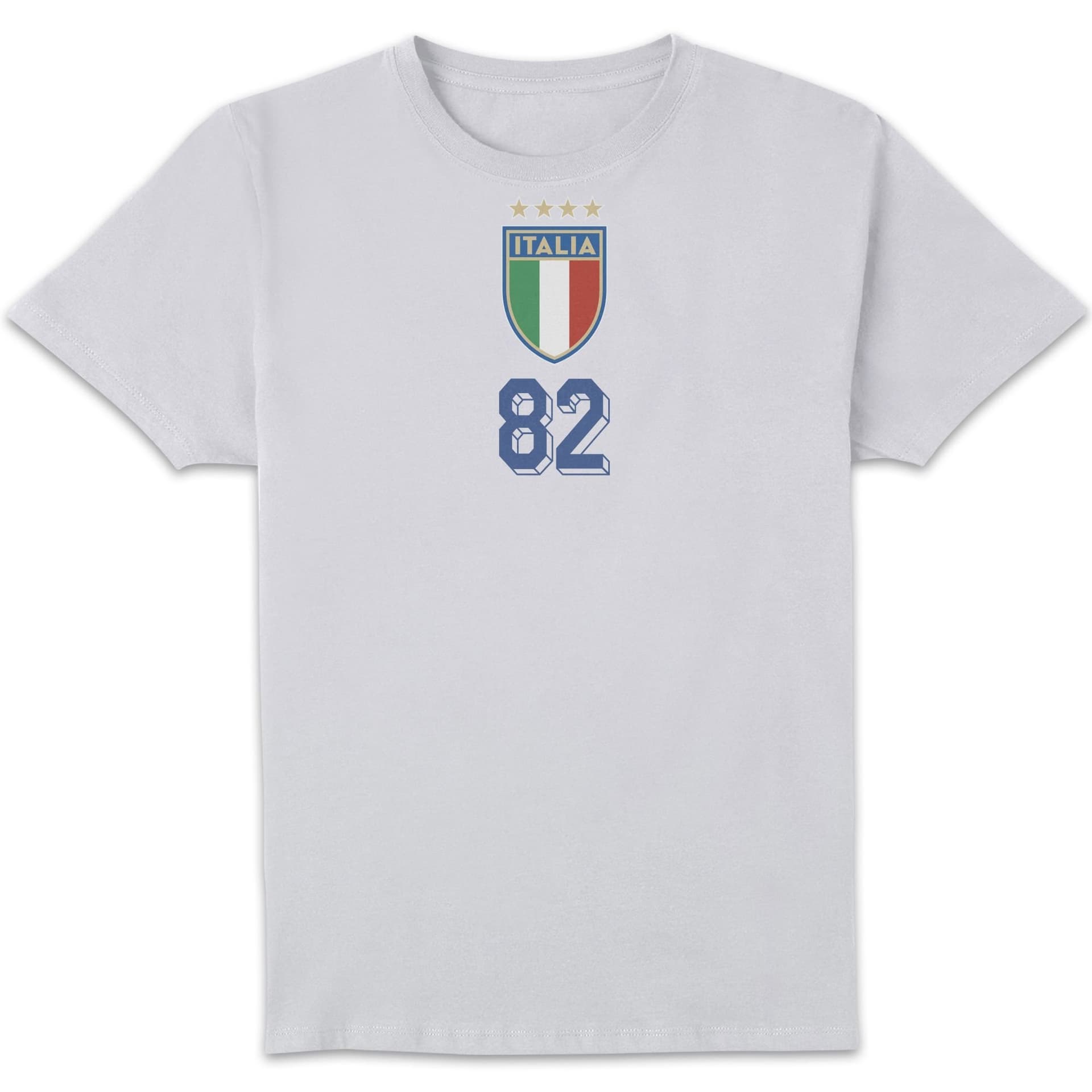 Toffs Football Toffs Football Men's Italy 1982 Champions T-Shirt - White