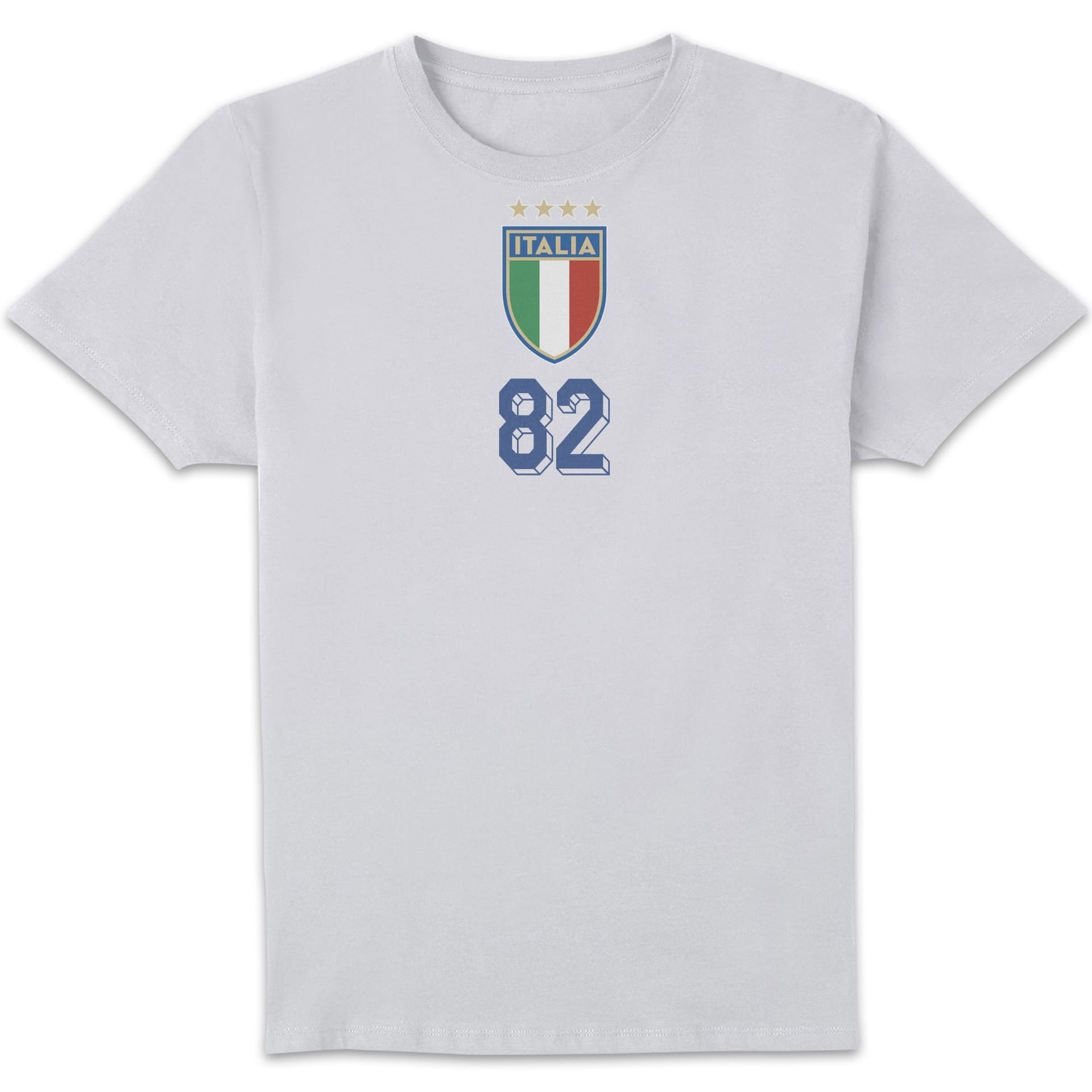 Toffs Football Men's Italy 1982 Champions T-Shirt - White
